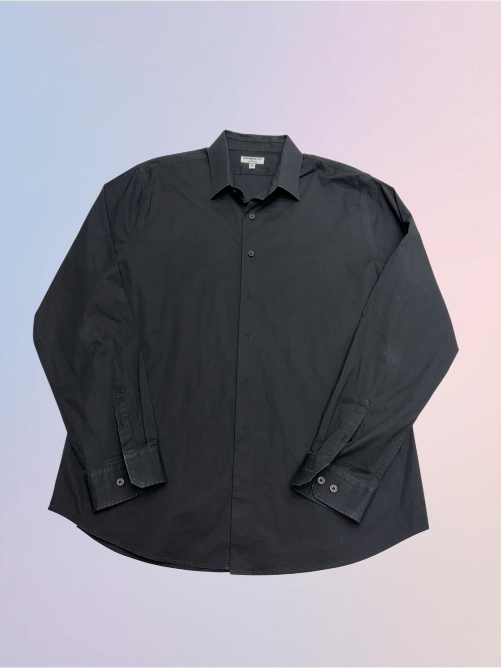 EXPRESS Men’s XL (17-17.5) Extra Slim Black Dress Shirt